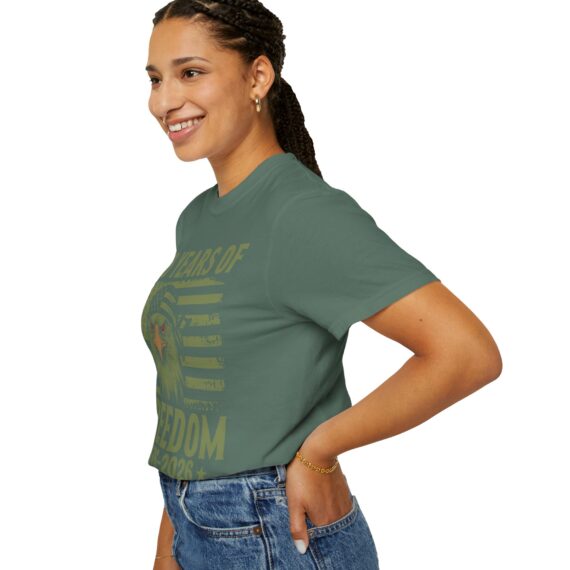 250 Years of Freedom Eagle T-Shirt | 1776-2026 American Flag Anniversary