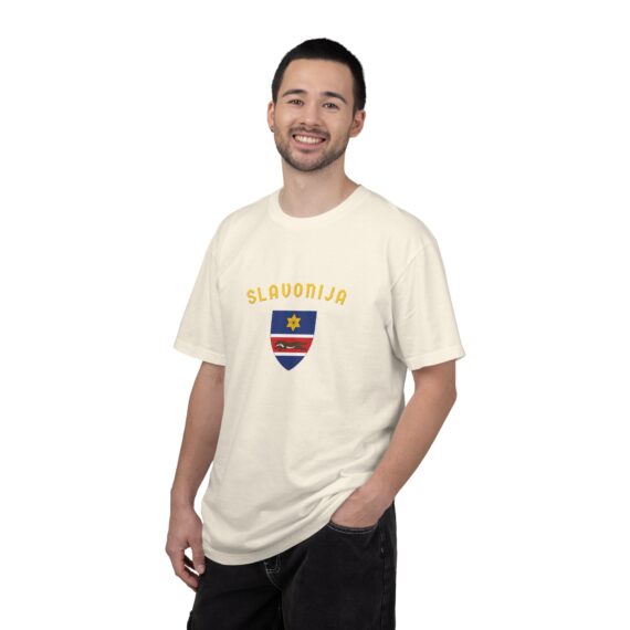 Slavonija Shield T-shirt | Croatian Regional Crest Tee
