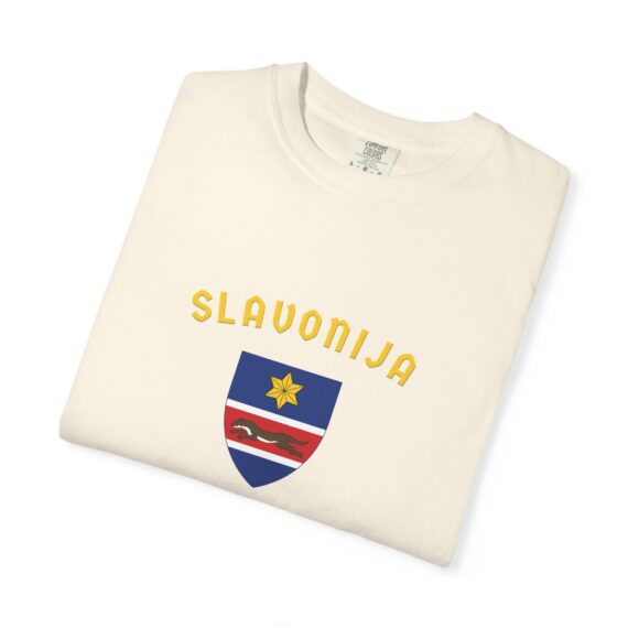 Slavonija Shield T-shirt | Croatian Regional Crest Tee