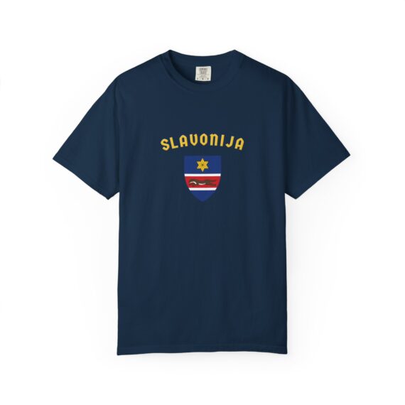 Slavonija Shield T-shirt | Croatian Regional Crest Tee