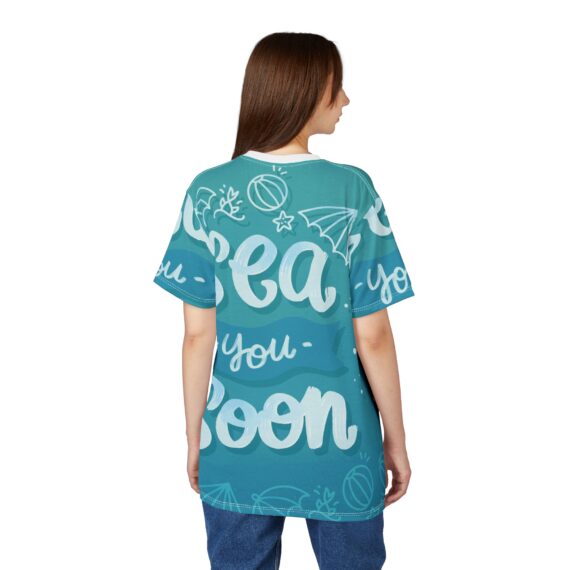 Sea You Unisex Tee Shirt, Ocean Lover Graphic Top, Beach Vacation Apparel, Summer Vibes T-shirt, Coastal Theme Clothing, Nautical Printed