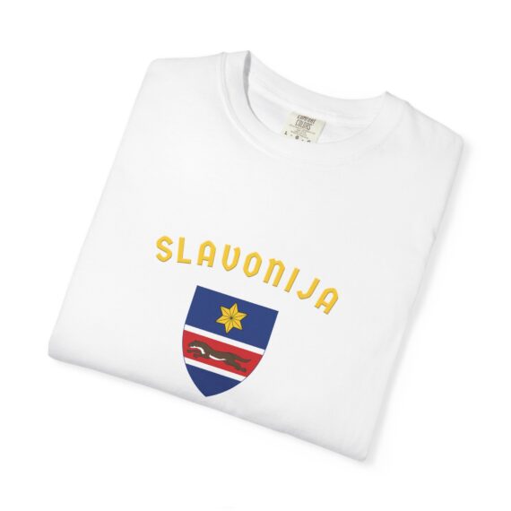 Slavonija Shield T-shirt | Croatian Regional Crest Tee
