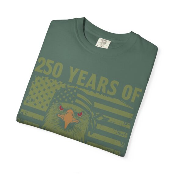 250 Years of Freedom Eagle T-Shirt | 1776-2026 American Flag Anniversary