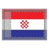Croatia Checkerboard Shield Double-Sided Flag | Red White Blue | 18"x12", 36"x24", 60"x36"