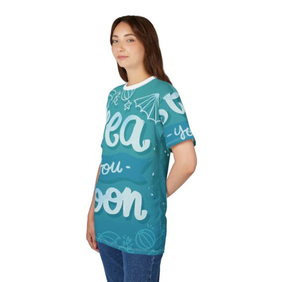 Sea You Unisex Tee Shirt, Ocean Lover Graphic Top, Beach Vacation Apparel, Summer Vibes T-shirt, Coastal Theme Clothing, Nautical Printed