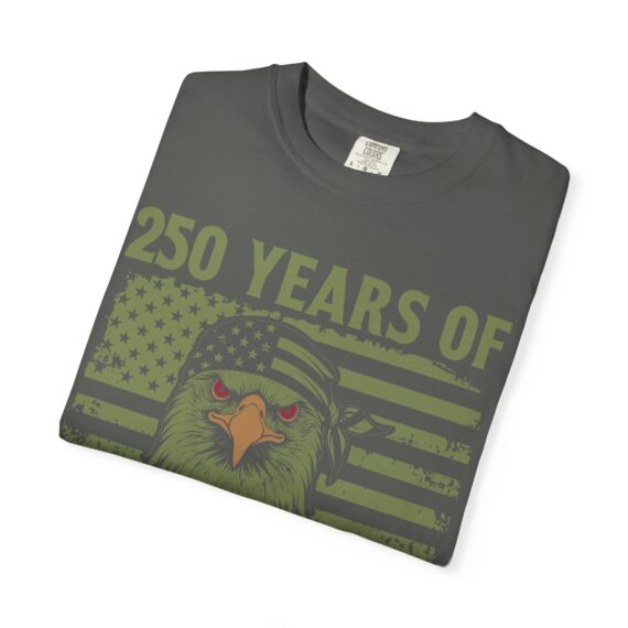 250 Years of Freedom Eagle T-Shirt | 1776-2026 American Flag Anniversary