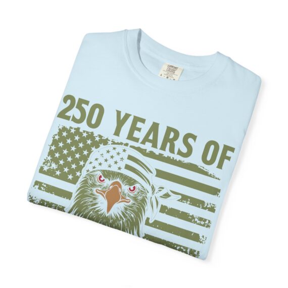 250 Years of Freedom Eagle T-Shirt | 1776-2026 American Flag Anniversary