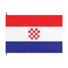 Croatia Checkerboard Shield Double-Sided Flag | Red White Blue | 18"x12", 36"x24", 60"x36"
