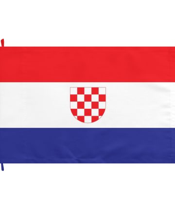 Croatia Checkerboard Shield Double-Sided Flag | Red White Blue | 18"x12", 36"x24", 60"x36"