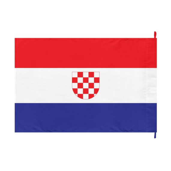 Croatia Checkerboard Shield Double-Sided Flag | Red White Blue | 18"x12", 36"x24", 60"x36"
