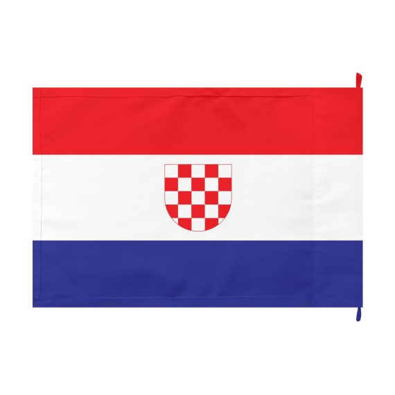 Croatia Checkerboard Shield Double-Sided Flag | Red White Blue | 18"x12", 36"x24", 60"x36"