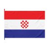 Croatia Checkerboard Shield Double-Sided Flag | Red White Blue | 18"x12", 36"x24", 60"x36"